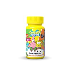 Nickelodeon Spongebob Πολυβιταμίνη με γεύση Πορτοκάλι & Ανανά 60 Chewables,Παιδιά 3-12 Ετών - Nickelodeon
