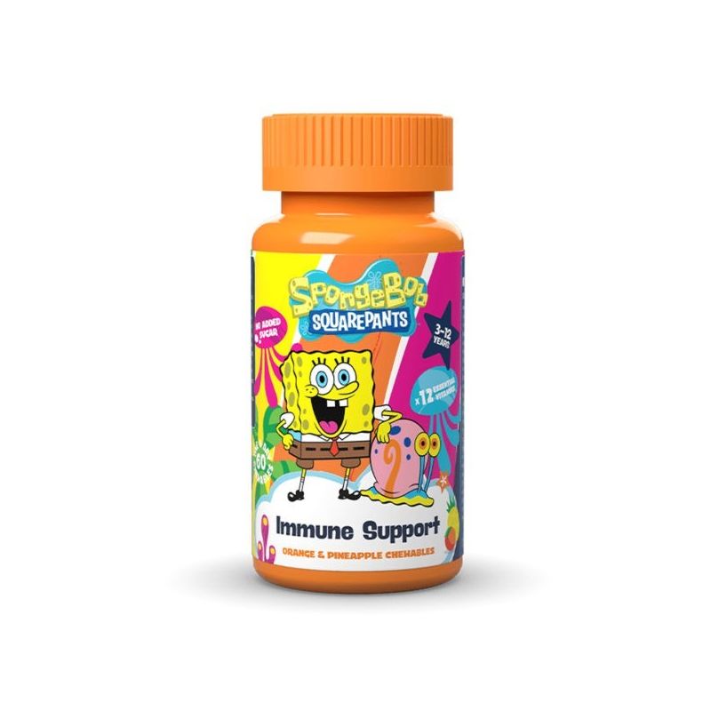Nickelodeon Spongebob Βιταμίνες για Ανοσοποιητικό, 60 chewable