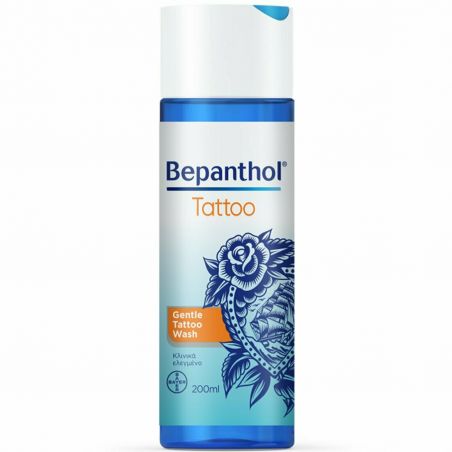 Bepanthol Tattoo Gentle Wash Tattoo Απαλός Καθαρισμός Τατουάζ 200ml.
