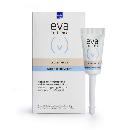Intermed Eva Intima Minor Discomfort Lactic pH 3.8 Gel για την Ευαίσθητη Περιοχή 9 x 5ml