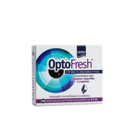 Intermed OptoFresh Σταγόνες για Οφθαλμικές Πλύσεις 10amp x 0.5ml