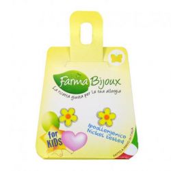 Farma Bijoux Σκουλαρίκια Υποαλλεργικά Κίτρινο Λουλούδι 8mm 1 Ζευγάρι - Farma Bijoux