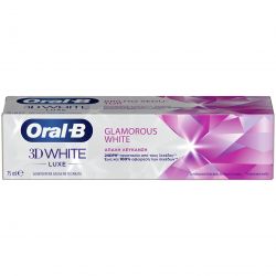 Oral-B 3D White Luxe Glamour White Toothpaste-Οδοντόκρεμα Άμεσης Λεύκανσης, 75ml