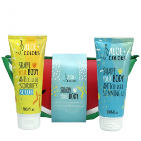 Aloe + Colors Shape your Body Bag -Slimming Gel 100ml + Sliming Scrub 100ml