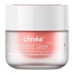 Clinea Reset n' Glow SPF20 50ml - Κρέμα Ημέρας Αντιγήρανσης και Λάμψης - Clinea Cosmetics