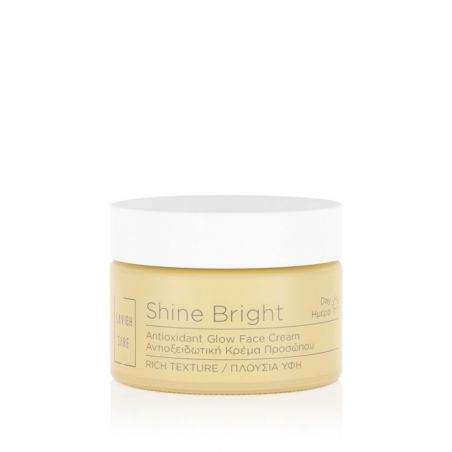 Lavish Care Shine Bright Antioxidant Glow Face Cream Αντιοξειδωτική Κρέμα Ημέρας Προσώπου Πλούσια Υφή 50ml