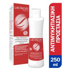 Lactacyd Pharma Antifungal Wash Yγρό Καθαρισμού για την Ευαίσθητη Περιοχή με Αντιμυκητιασικούς Παράγοντες 250ml - Omega Pharma