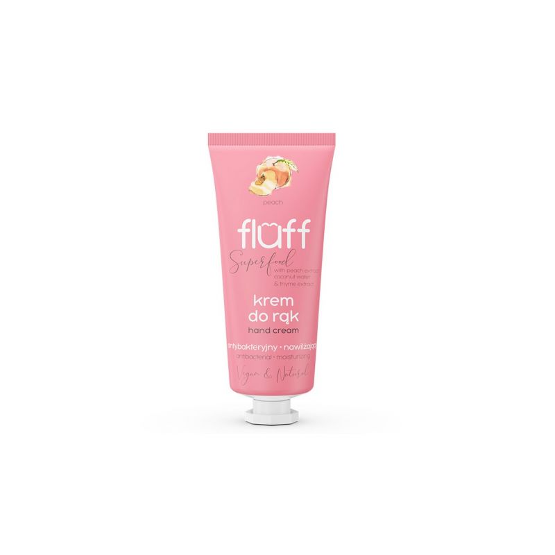 Fluff Peach Antibacterial Hand Cream 50ml