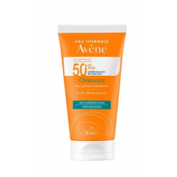 Avene Cleanance SPF50+ Sunscreen 50ml Αντηλιακή Προσώπου, Δέρμα με Τάση Ακμής - Avene