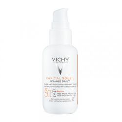 Vichy Capital Soleil UV-Age Daily Tinted Light Αντηλιακή Κρέμα Προσώπου SPF50 με Χρώμα 40ml - Vichy