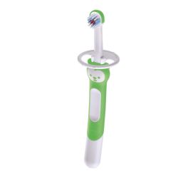 Mam Baby's Brush Βρεφική Οδοντόβουρτσα με Ασπίδα Προστασίας Χρώμα Πράσινο 6m+ 1 τεμ - Mam