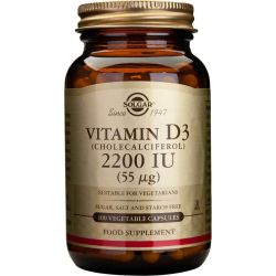 Solgar Vitamin D3 2200IU 100 Caps - Solgar