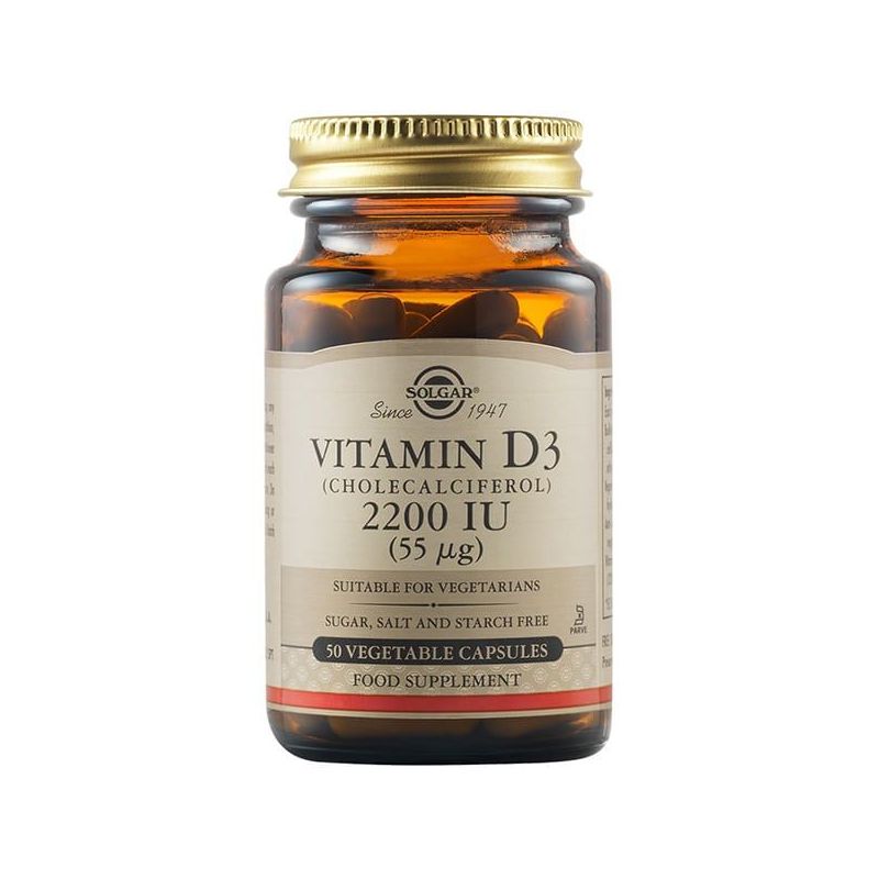 Solgar Vitamin D3 2200IU 50 Caps