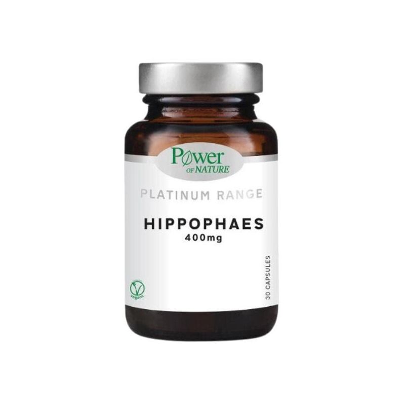 Power of Nature Hippophaes 400mg Συμπλήρωμα Διατροφής με Αντιοξειδωτικές Ιδιότητες 30 Κάψουλες