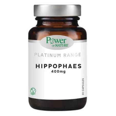 Power of Nature Hippophaes 400mg Συμπλήρωμα Διατροφής με Αντιοξειδωτικές Ιδιότητες 30 Κάψουλες