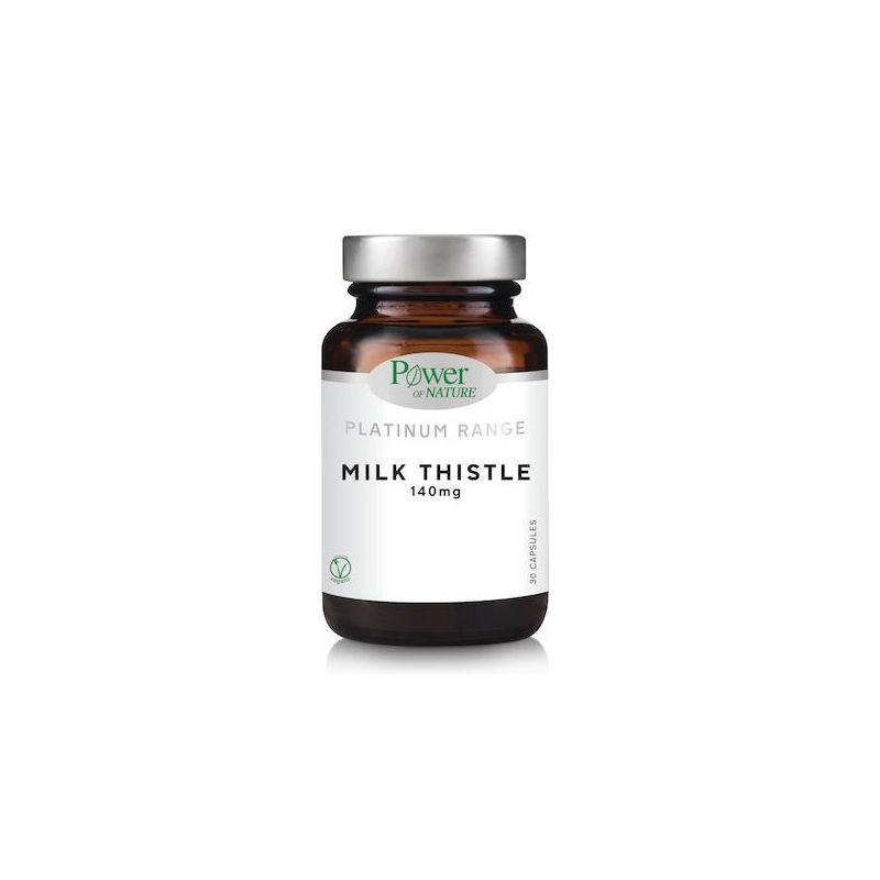 Power of Nature Platinum Range Milk Thistle 140 mg 30caps