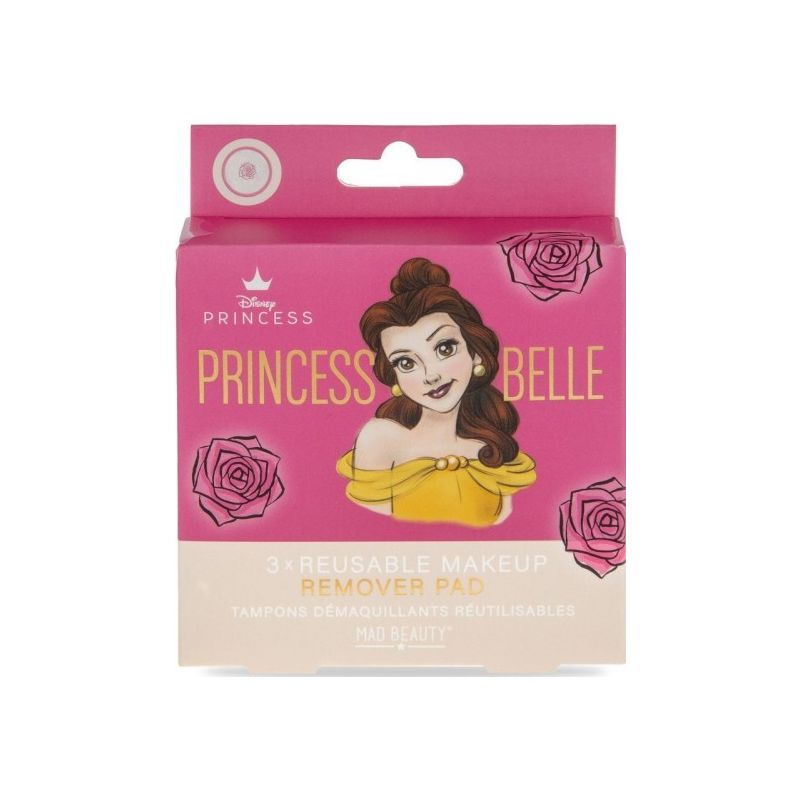 Mad Beauty Πανάκια Ντεμακιγιάζ Disney Princess Belle 3τμχ