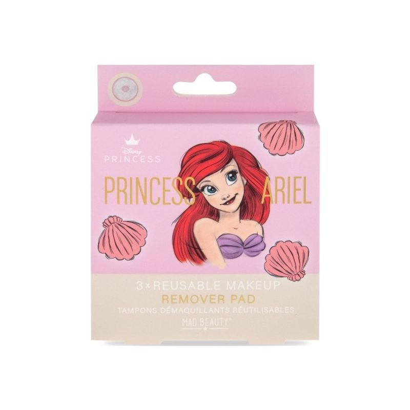 Mad Beauty Πανάκια Ντεμακιγιάζ Disney Princess Ariel 3τμχ