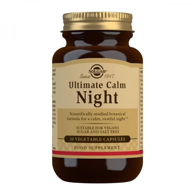Solgar Ultimate Calm Night Συμπλήρωμα Διατροφής για τον Ύπνο 30caps