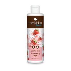 Messinian Spa Shower Gel Strawberry Yogurt Αφρόλουτρο Φράουλα Γιαούρτι 300ml
