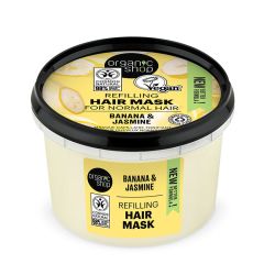 Natura Siberica Organic Shop Μάσκα μαλλιών Γιασεμί & Μπανάνα, 250ml