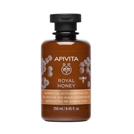 Apivita Royal Honey, Κρεμώδες Aφρόλουτρο με Aιθέρια Έλαια 250ml