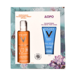 Vichy Promo Capital Soleil Cell Protect Αντηλιακό Γαλάκτωμα Spray SPF50+, 200ml & ΔΩΡΟ Ideal Soleil After Sun Milk, 100ml - V...