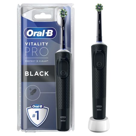Oral-B Vitality Pro Ηλεκτρική Οδοντόβουρτσα Black Μαύρο, 1 Τεμάχιο