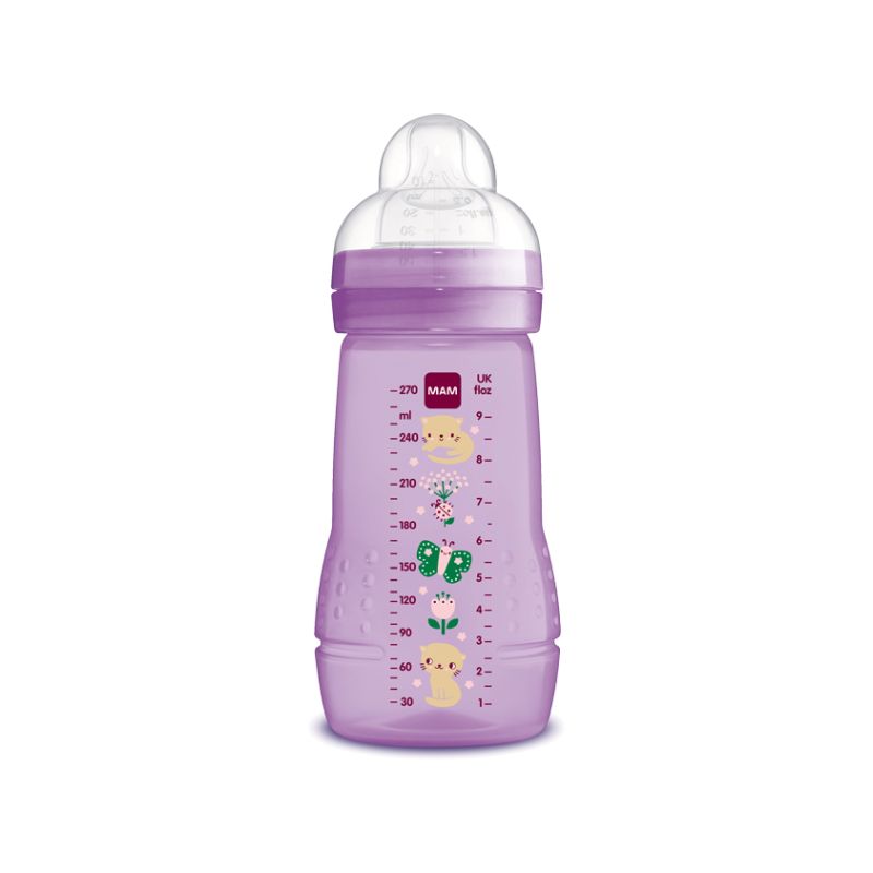 Mam Μπιμπερό Easy Active Baby Bottle Θηλή Σιλικόνης 270ml 2+ Μηνών 360S