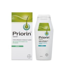 Priorin Σαμπουάν Θρέψης - Με Φυτικά Εκχυλίσματα & Βιταμίνες Λιπαρά Μαλλιά 200 ml - Bayer