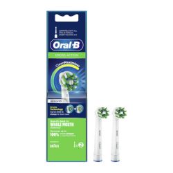 Oral-B Cross Action CleanMaximiser Ανταλλακτικές Κεφαλές για Ηλεκτρική Οδοντόβουρτσα 2τμχ