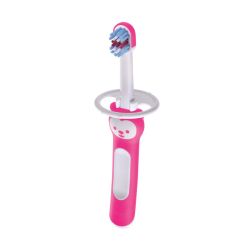 Mam Baby's Brush 606B, Βρεφική Μαλακή Οδοντόβουρτσα 6+m, Χρώμα Ροζ, 1τμχ