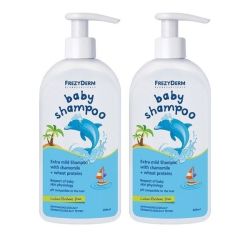 Frezyderm Promo Baby Shampoo Chamomile Απαλό Σαμπουάν με Χαμομήλι, 2x300ml, 1σετ