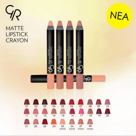 Golden Rose Matte Lipstick Crayon n.15