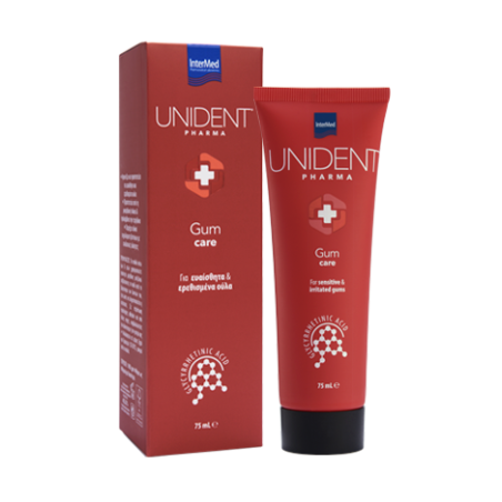 Unident Pharma Gum Care για ευαίσθητα & ερεθισμένα ούλα 75ml
