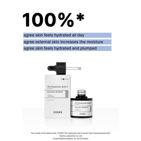 Cosrx The Hyaluronic acid 3% Ορός με υψηλή συγκέντρωση υαλουρονικού οξέως 20ml