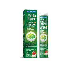 Vitasper Multi Vitamin & Ginseng Βιταμίνη για Ενέργεια Forest Fruits 20 αναβράζοντα δισκία