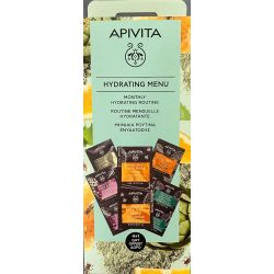 Apivita Promo (4+1 Δώρο) Hydrating Menu Monthly Hydrating Routine Μηνιαία Ρουτίνα Αναζωογόνησης Προσώπου 5τμχ