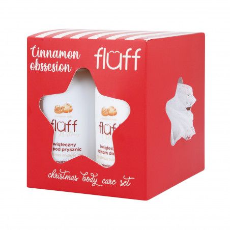 Fluff Christmas Body Care Set –Cinnamon Obsession (Shower Gel 200ml-Body Lotion 200ml)