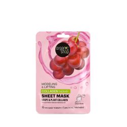 Natura Siberica OS Sheet Mask Σύσφιξης & Ανόρθωσης με Σταφύλι & Φυτικό Kολλαγόνο 25g 1τμχ