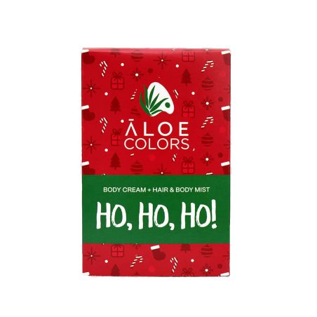 Aloe Colors Ho Ho Ho Gift Set (Body Cream 100ml+Hair & Body Mist 100ml)