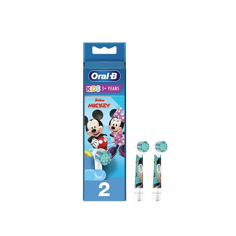 Oral-B Extra Soft Ανταλλακτικά για Ηλεκτρική Οδοντόβουρτσα Disney Mickey Mouse για 3+ χρονών 2τμχ