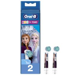Oral-B Kids Frozen Extra Soft Ανταλλακτικές Κεφαλές Παιδικής Ηλεκτρικής Οδοντόβουρτσας Από 3+ ετών 2 Τμχ