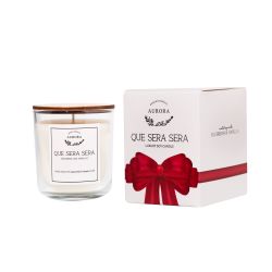 Aurora Luxury Soy Candle Que Sera Sera Bourbon-Vanilla, 200gr
