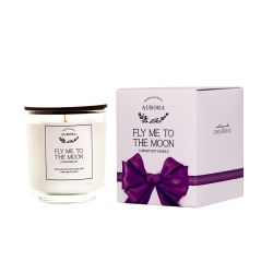 Aurora Luxury Soy Candle Fly Me To The Moon Gingerbread, 200g