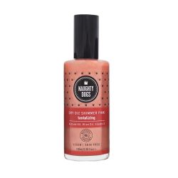 Naughty Dogs Dry Oil Shimmer Pink Tantalizing 100ml