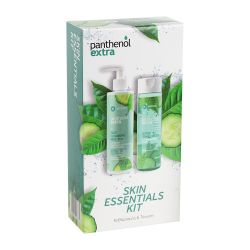 Panthenol Extra Σετ Skin Essentials Kit Καθαρισμός & Τόνωση (Γαλάκτωμα Καθαρισμού 250ml+Τονώτικη Λοσιόν 200ml)