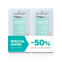 Pharmasept Promo Derma Balance Deo Roll-On Χωρίς Αλουμίνιο 2x50ml