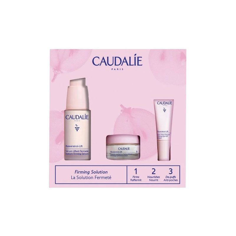 Caudalie Set Resveratrol Lift Serum 30ml & Δώρο Κρέμα Cashmere 15ml & Κρέμα Ματιών 5ml
