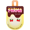 Farma Bijoux Cherry Υποαλλεργικά Σκουλαρίκια Καρφωτά Μικρά Κερασάκια 7,5x6mm